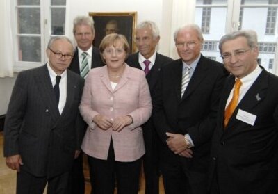 Angela Merkel in der HfJS Angela Merkel in der HfJS